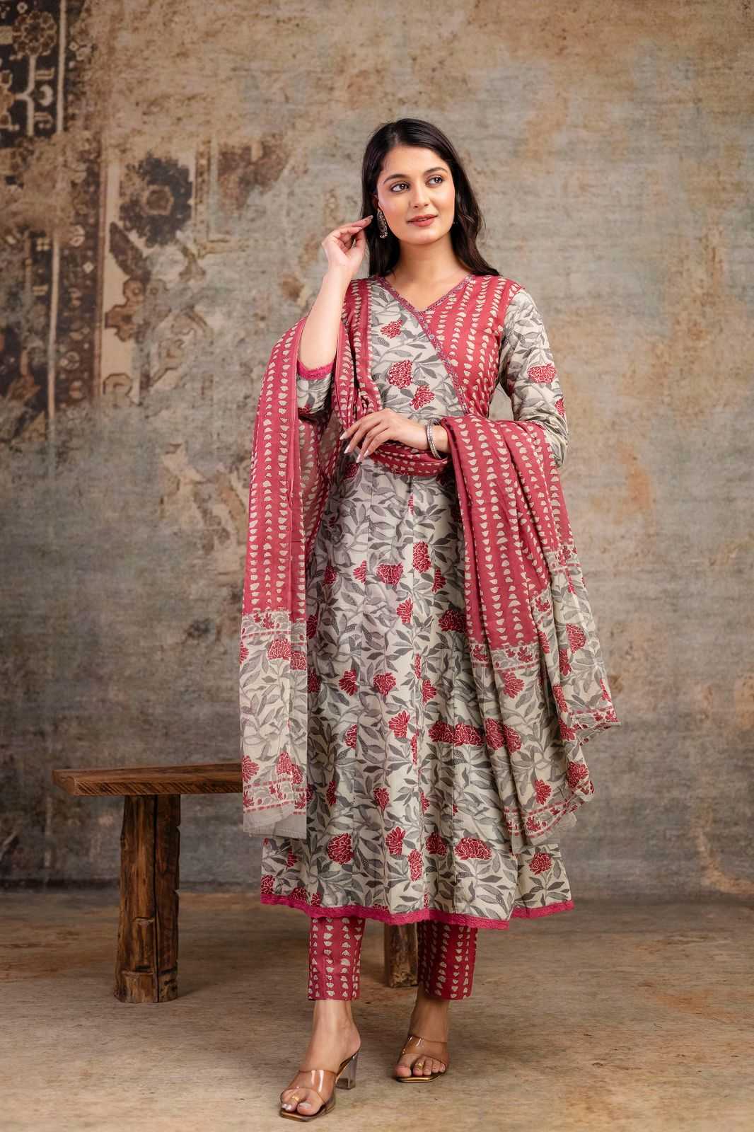 Ynf Pure Cotton KESH618 Anarkali Kurti Wholesale Designer Kurtis Cotton Kurtis Anarkali Kurtis Manufacturer