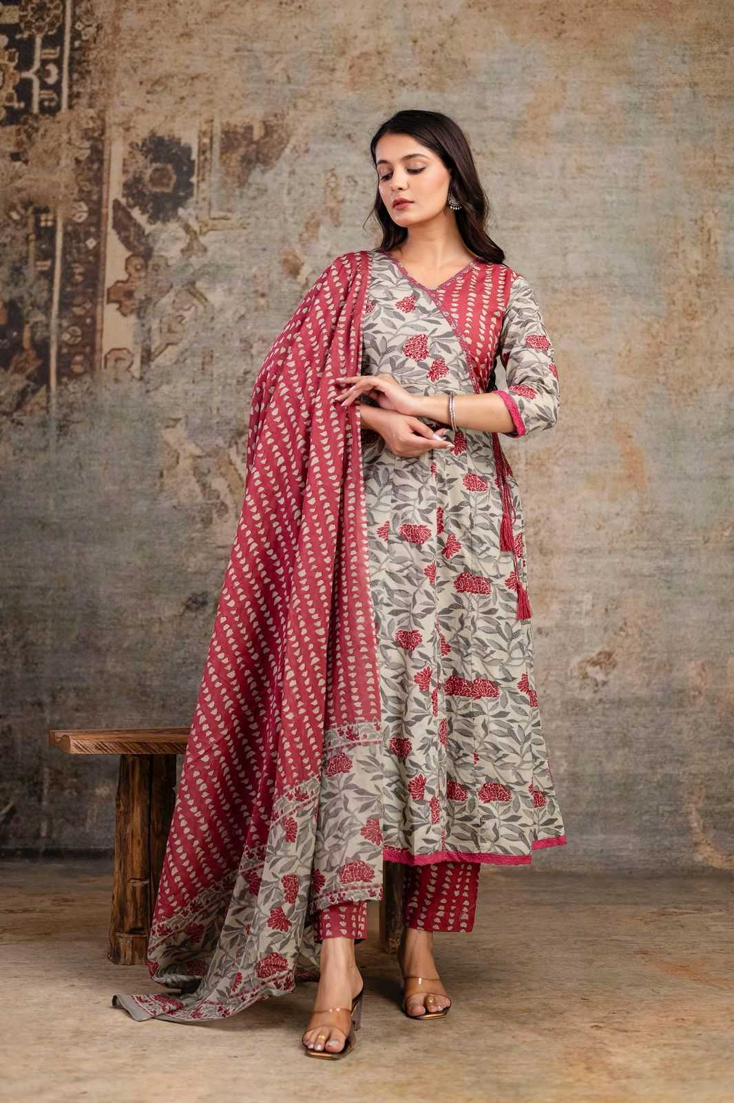 Ynf Pure Cotton KESH618 Anarkali Kurti Wholesale Designer Kurtis Cotton Kurtis Anarkali Kurtis Manufacturer