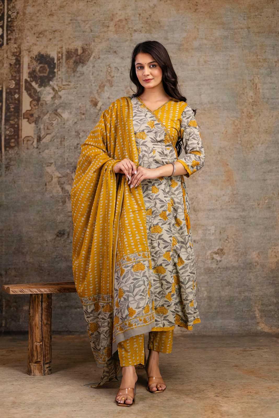 Ynf Pure Cotton KESH618 Anarkali Kurti Wholesale Designer Kurtis Cotton Kurtis Anarkali Kurtis Manufacturer