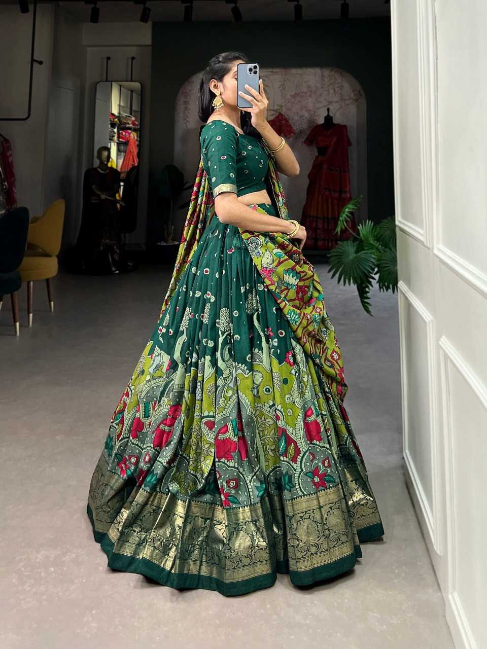 Ynf Tussar Silk KESH511 Maya Lehengas Wholesale Traditional Lehenga Silk Lehenga Printed Lehenga Manufacturer
