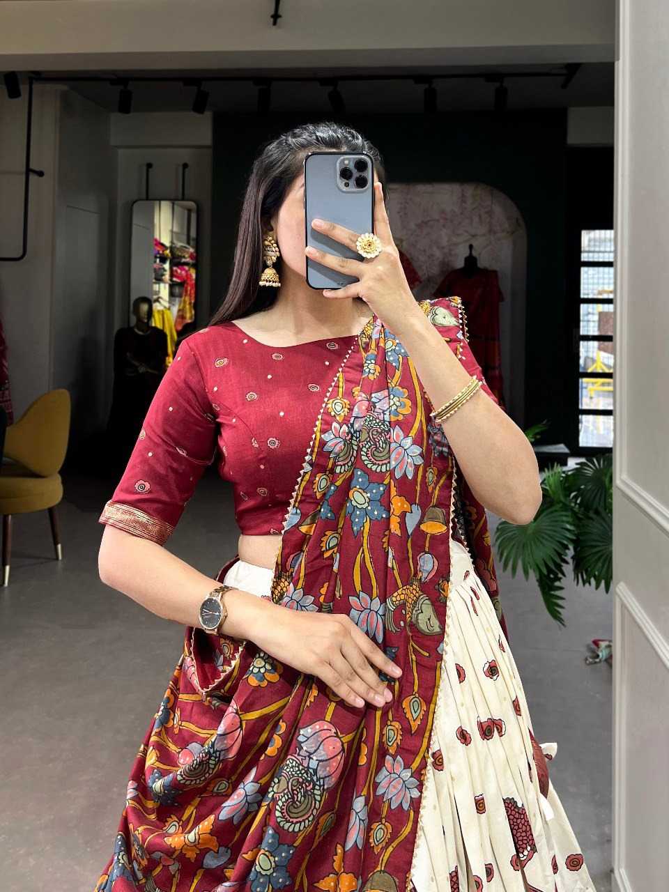 Ynf Tussar Silk KESH511 Maya Lehengas Wholesale Traditional Lehenga Silk Lehenga Printed Lehenga Manufacturer