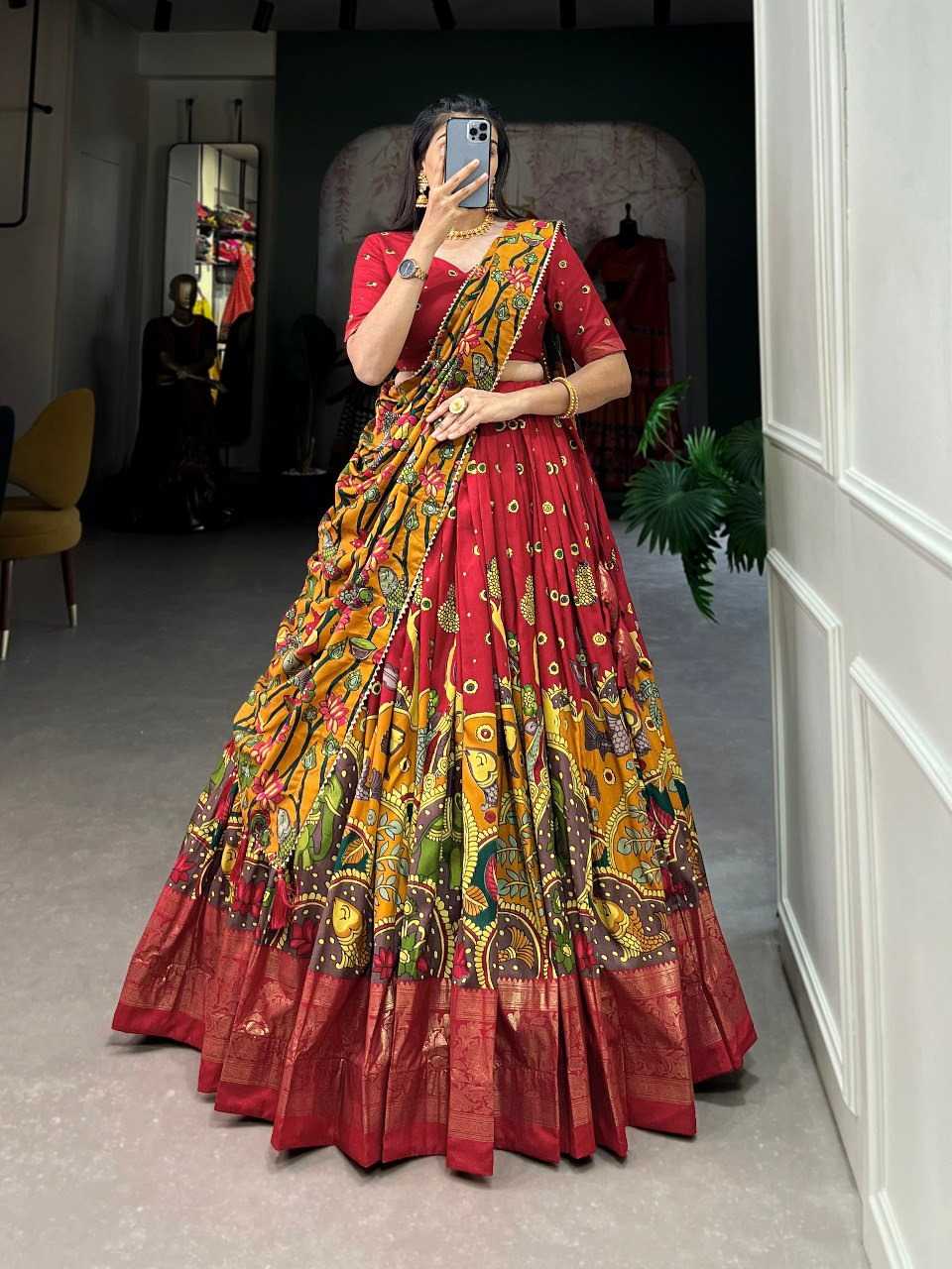 Ynf Tussar Silk KESH511 Maya Lehengas Wholesale Traditional Lehenga Silk Lehenga Printed Lehenga Manufacturer