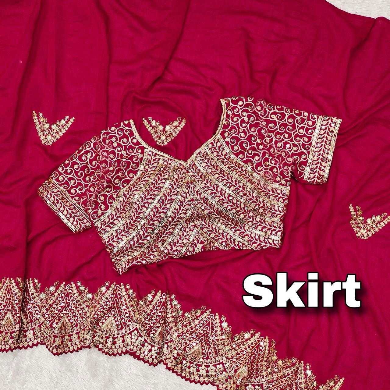 Ynf Vichitra Silk RIN134 0294 Silk Sarees Wholesale Soft Silk Sarees Zari Border Silk Sarees Embroidered Silk Sarees Manufacturer