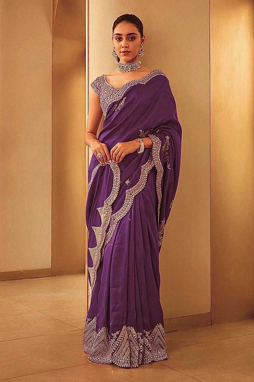 Ynf Vichitra Silk RIN134 0294 Silk Sarees Wholesale Soft Silk Sarees Zari Border Silk Sarees Embroidered Silk Sarees Manufacturer