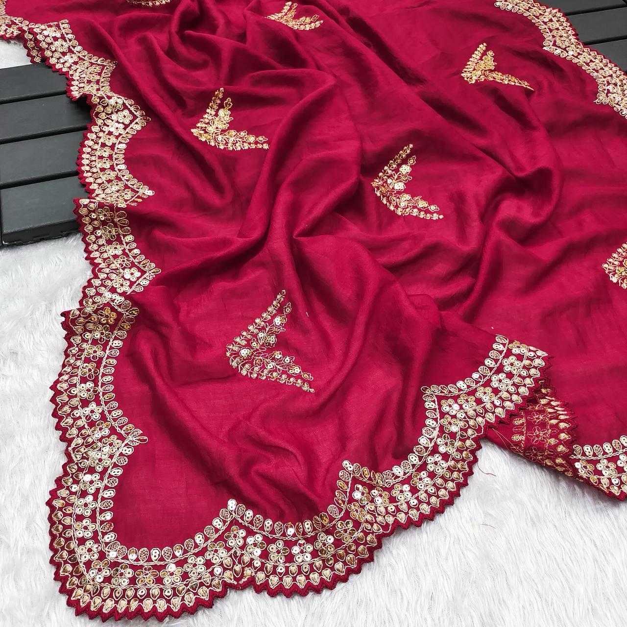 Ynf Vichitra Silk RIN134 0294 Silk Sarees Wholesale Soft Silk Sarees Zari Border Silk Sarees Embroidered Silk Sarees Manufacturer