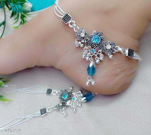 Ynf Brass Womens Jewellery Wholesale Silver Payal Manufacturer