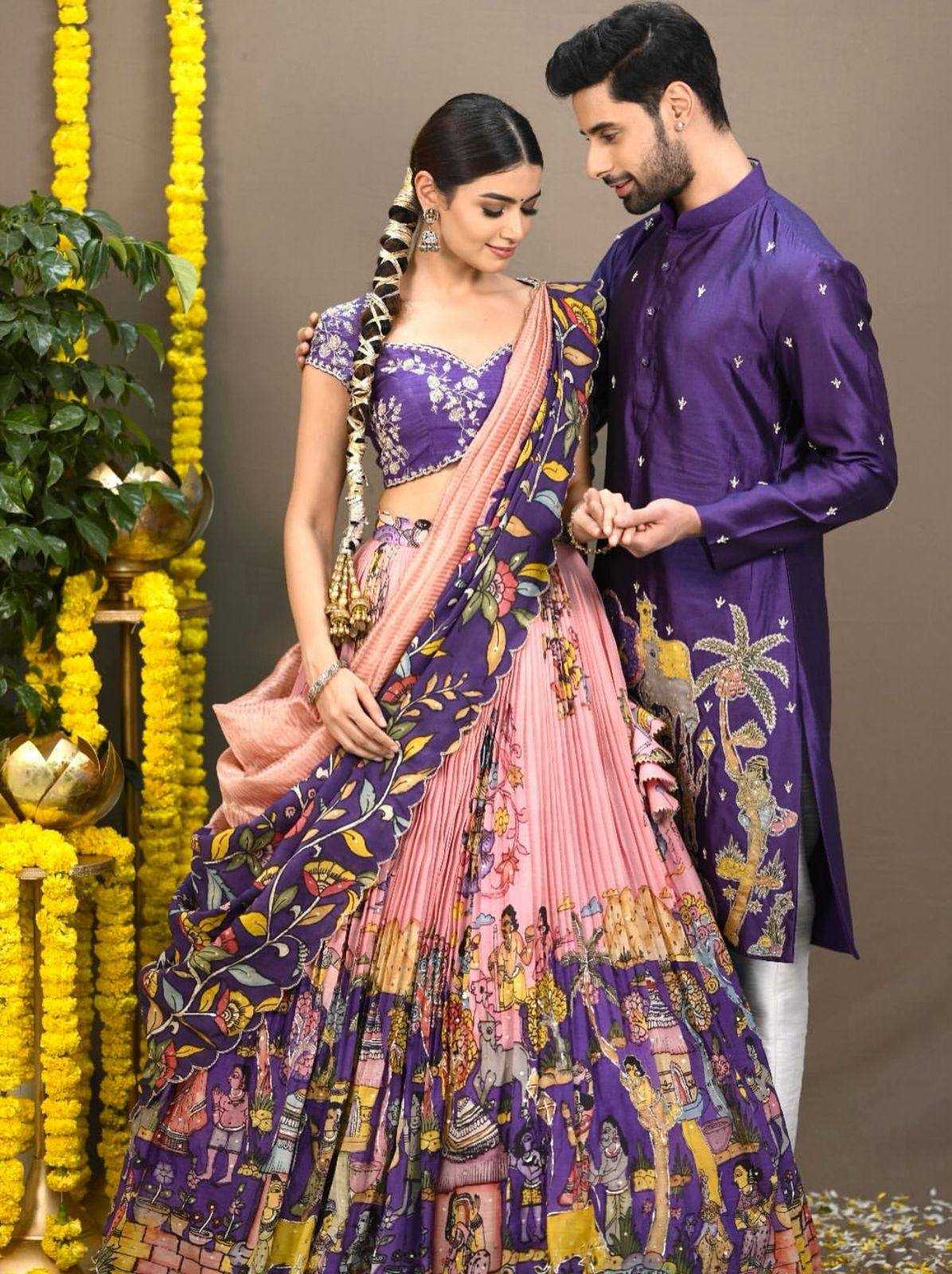Ynf Cotton KESH496 537 Lehengas Wholesale Kalamkari Lehenga Wedding Lehenga Printed Lehenga Manufacturer