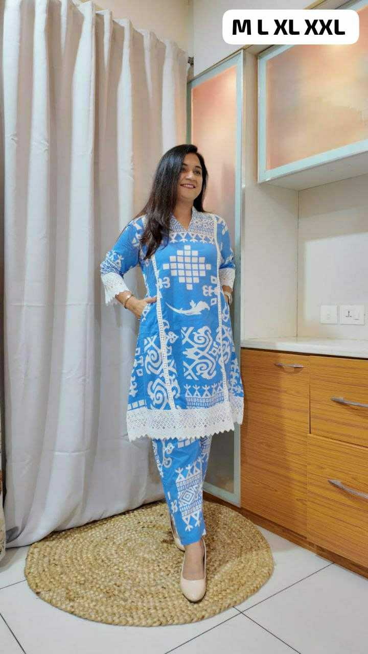Ynf Cotton KESH613 038 Suits & Dresses Western Wears Festive Collections Wholesale Co-ord Set Casual Dresses Cotton Dresses Manufacturer