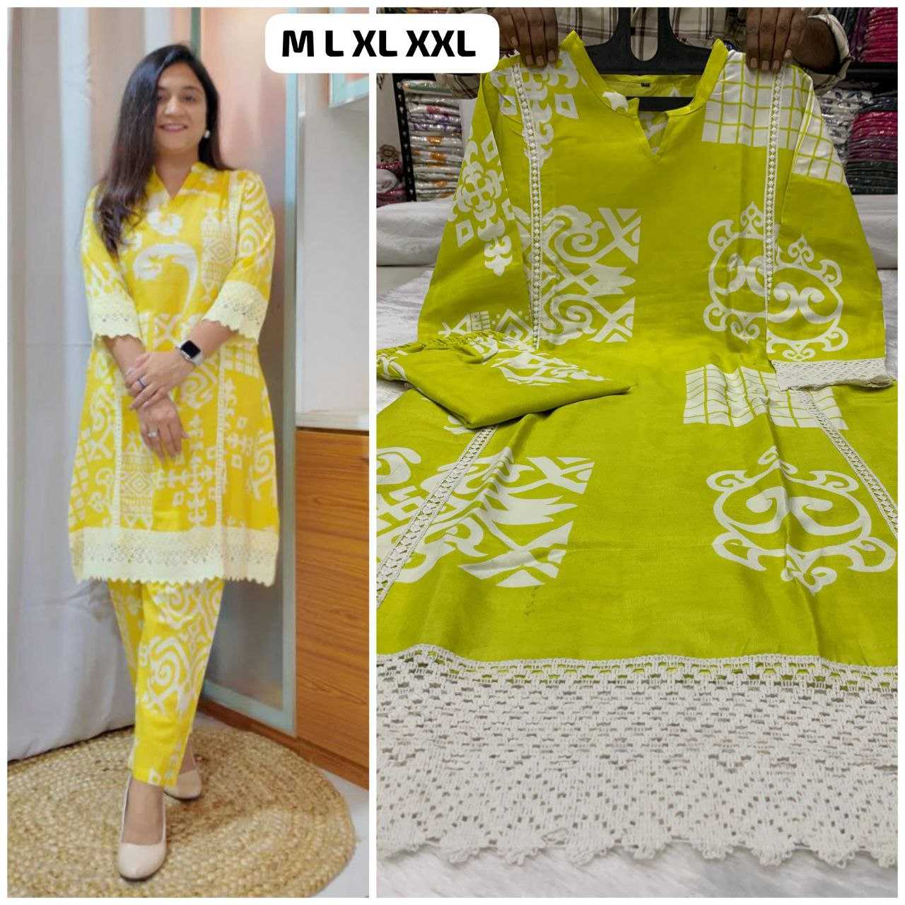 Ynf Cotton KESH613 038 Suits & Dresses Western Wears Festive Collections Wholesale Co-ord Set Casual Dresses Cotton Dresses Manufacturer