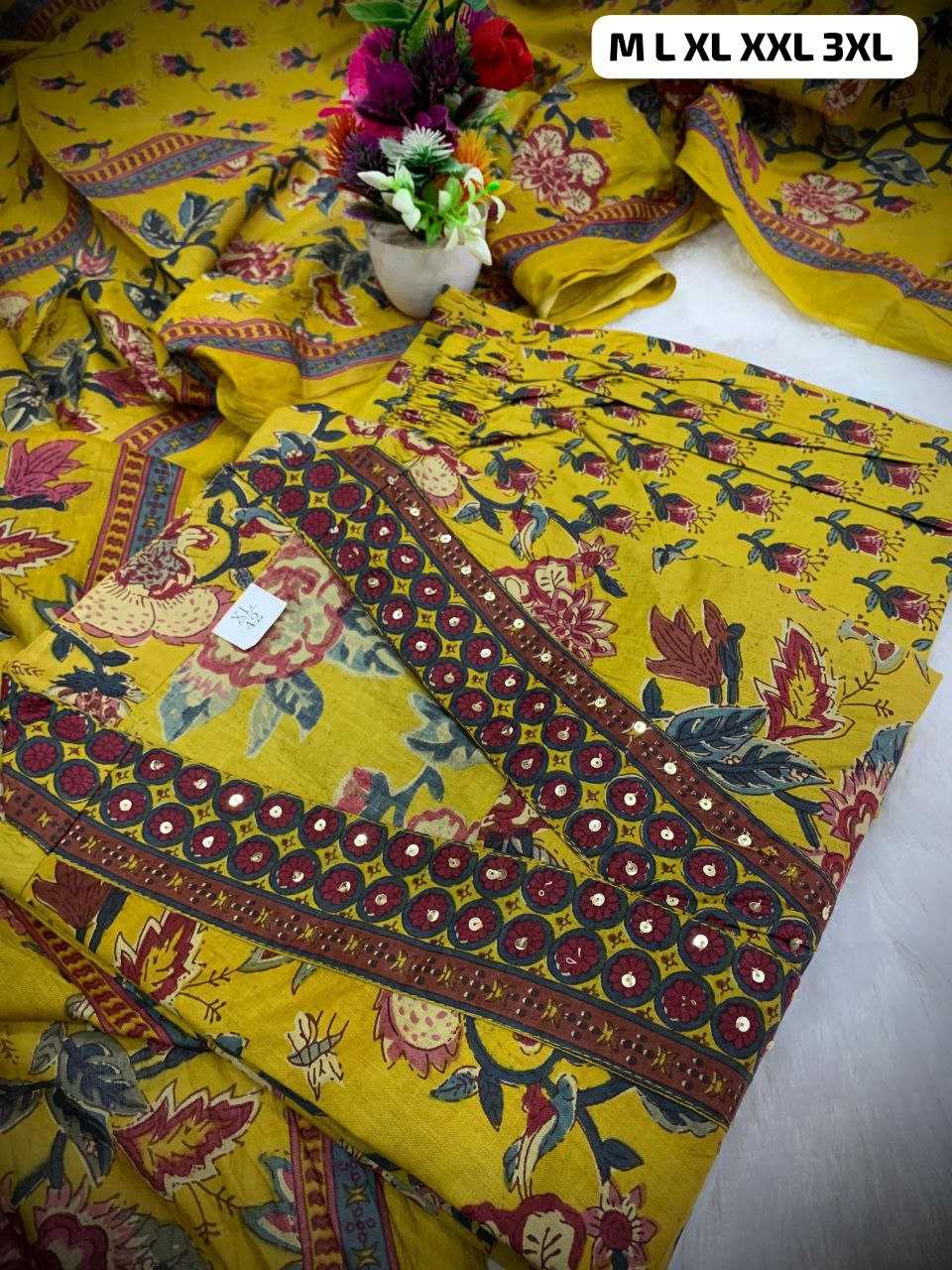 Ynf Cotton KESH613 054 Suits & Dresses Festive Collections Wholesale Printed Suits Cotton Suits Anarkali Suits Manufacturer