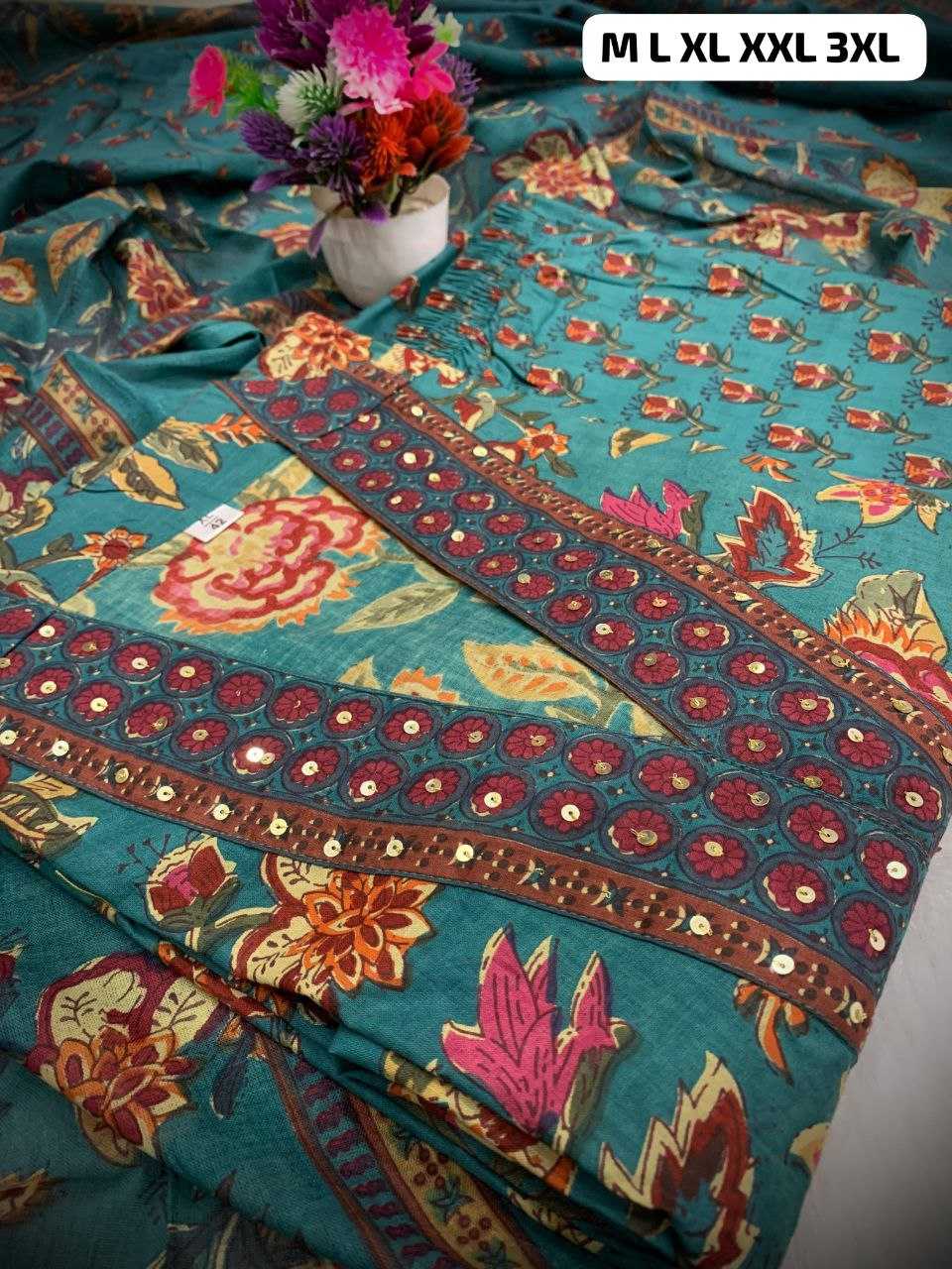 Ynf Cotton KESH613 054 Suits & Dresses Festive Collections Wholesale Printed Suits Cotton Suits Anarkali Suits Manufacturer