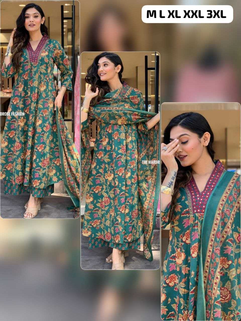 Ynf Cotton KESH613 054 Suits & Dresses Festive Collections Wholesale Printed Suits Cotton Suits Anarkali Suits Manufacturer