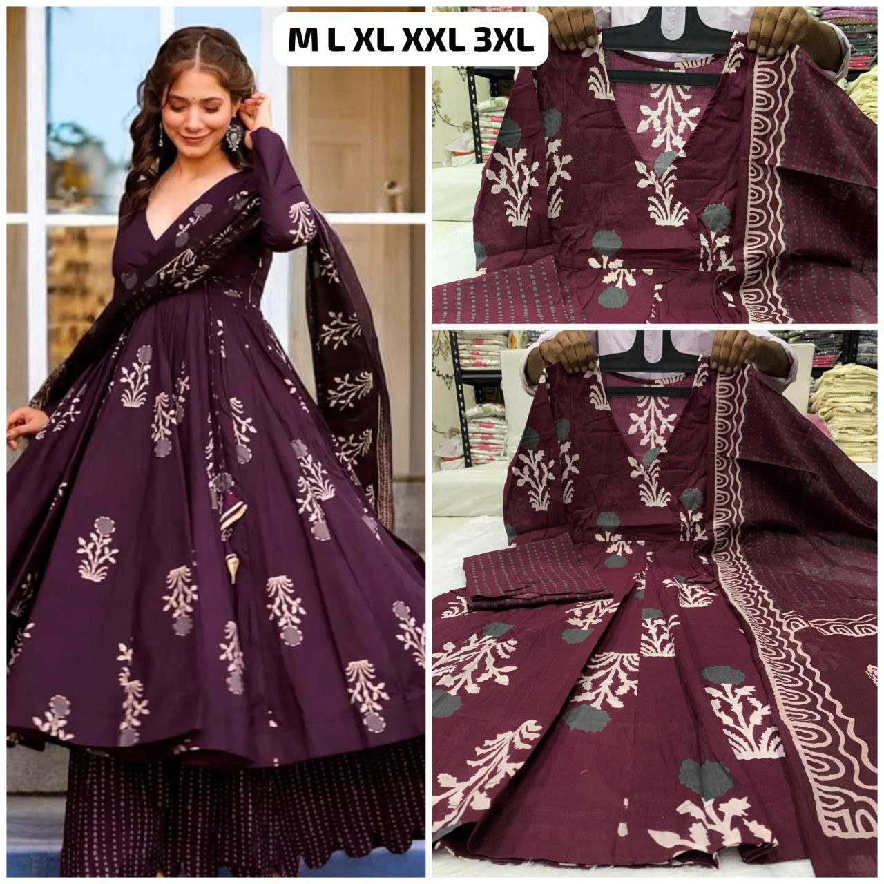 Ynf Cotton KESH613 089 Suits & Dresses Plus Size Collections Wholesale Anarkali Suits Party wear suits Designer Suits Manufacturer