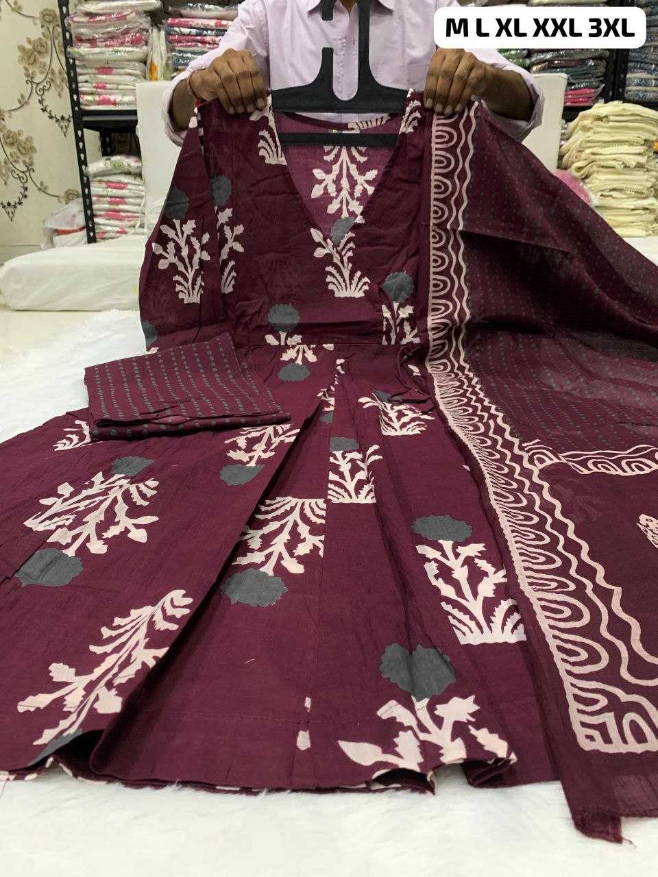 Ynf Cotton KESH613 089 Suits & Dresses Plus Size Collections Wholesale Anarkali Suits Party wear suits Designer Suits Manufacturer