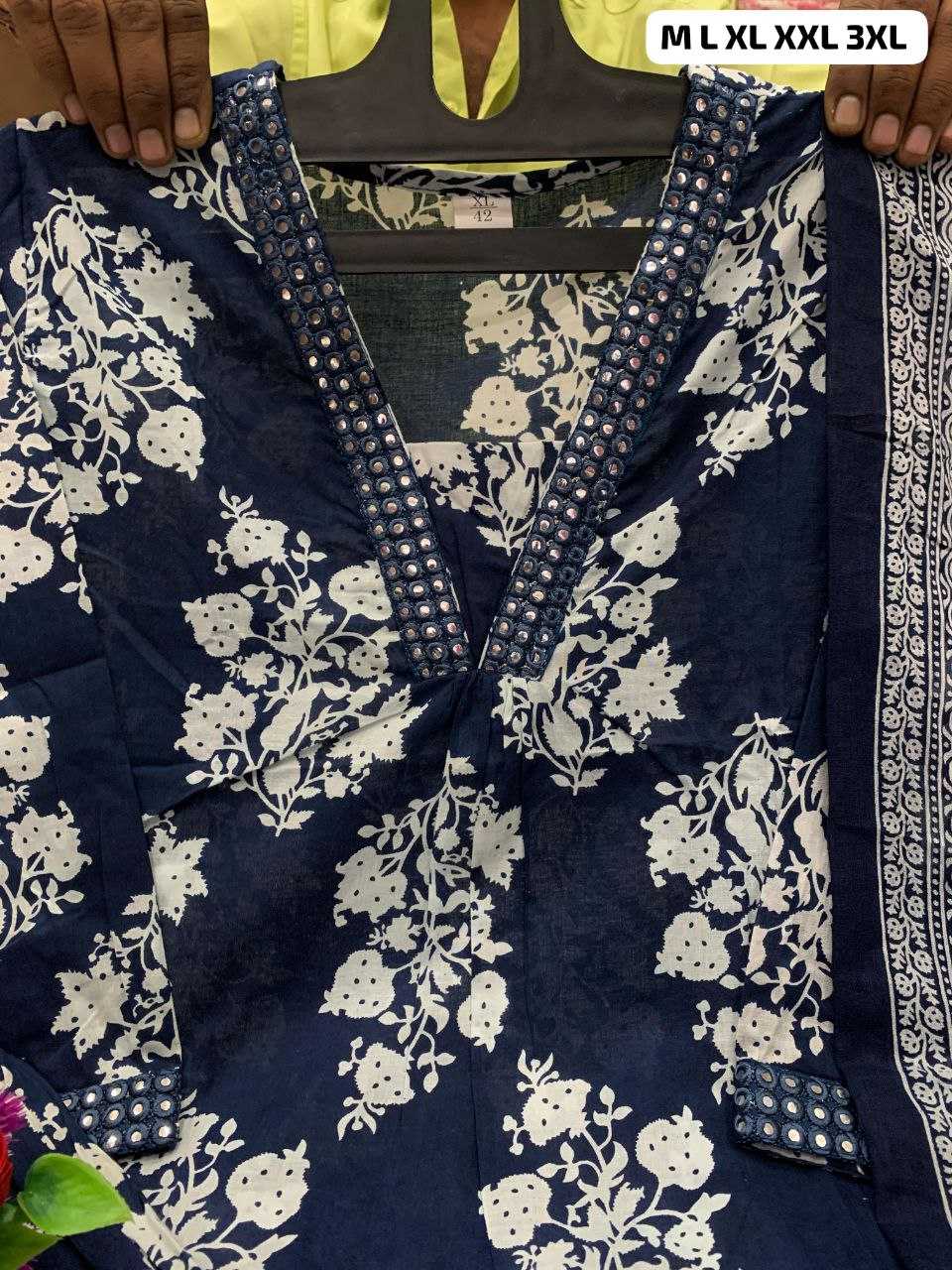 Ynf Cotton KESH613 100 Kurti Plus Size Collections Wholesale Festive Kurtis Printed Kurtis Kurti With Pants Manufacturer
