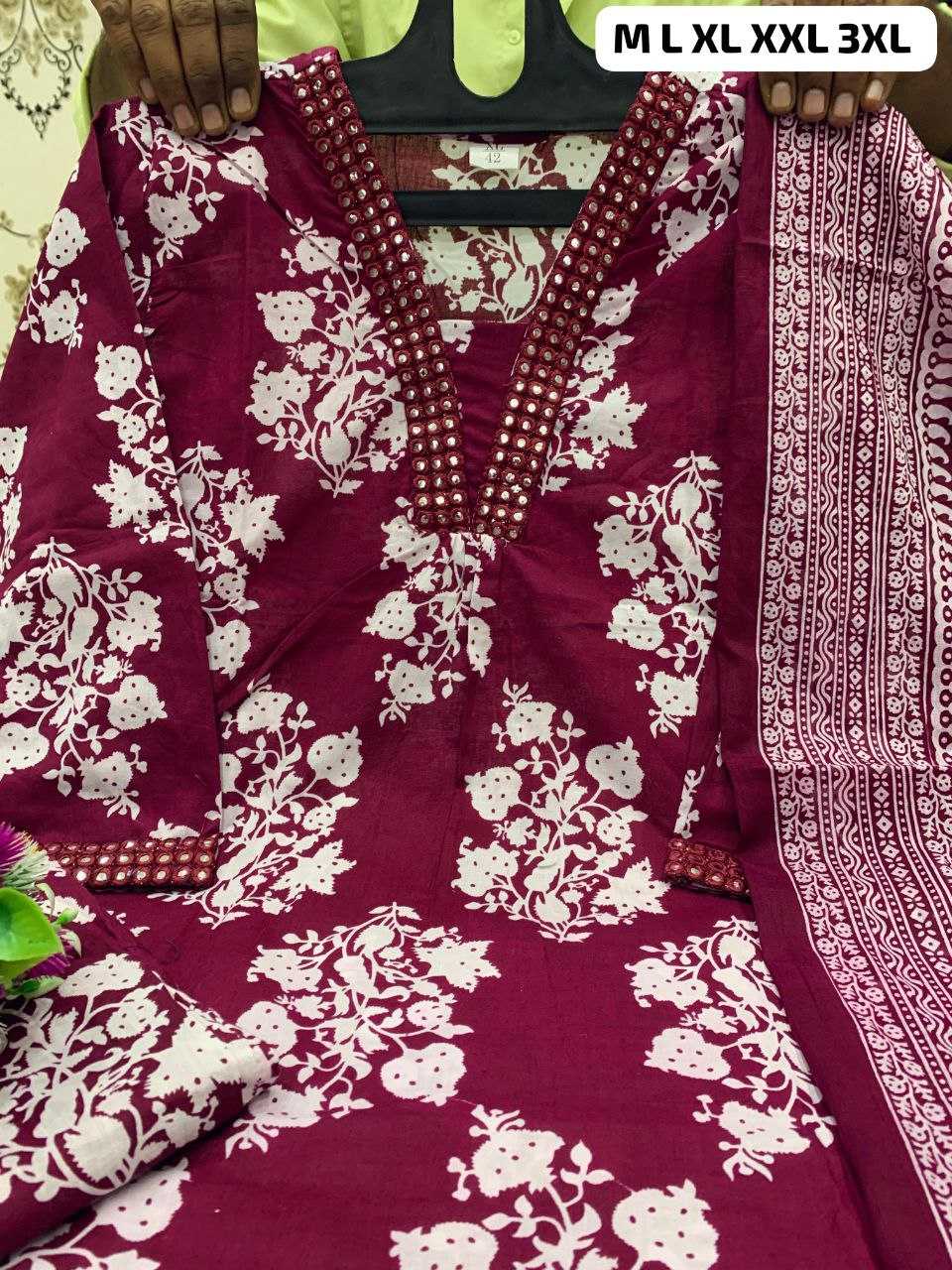 Ynf Cotton KESH613 100 Kurti Plus Size Collections Wholesale Festive Kurtis Printed Kurtis Kurti With Pants Manufacturer