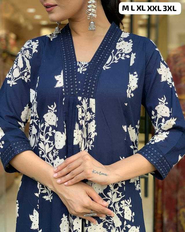 Ynf Cotton KESH613 100 Kurti Plus Size Collections Wholesale Festive Kurtis Printed Kurtis Kurti With Pants Manufacturer