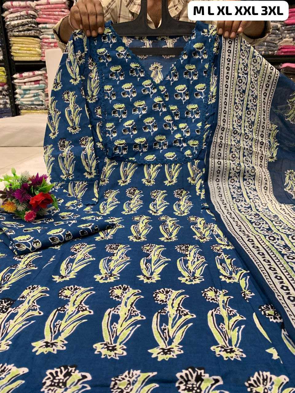Ynf Cotton KESH613 109 Kurti Plus Size Collections Wholesale Printed Kurtis Fancy Kurti Kurti With Pants Manufacturer