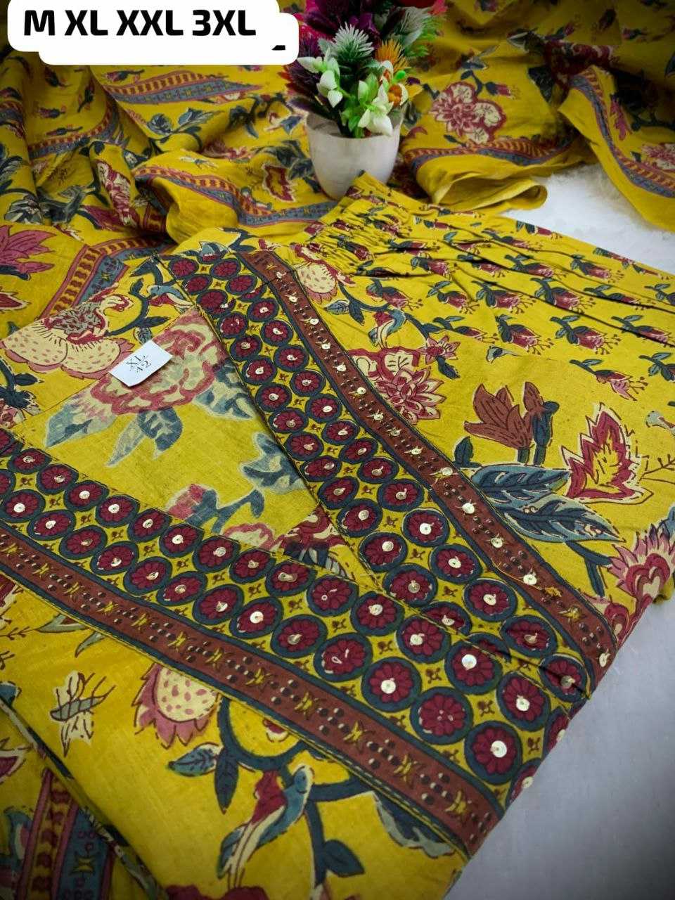 Ynf Cotton KESH613 125 Kurti Plus Size Collections Wholesale Printed Kurtis Anarkali Kurtis Kurti Bottom With Dupatta Manufacturer