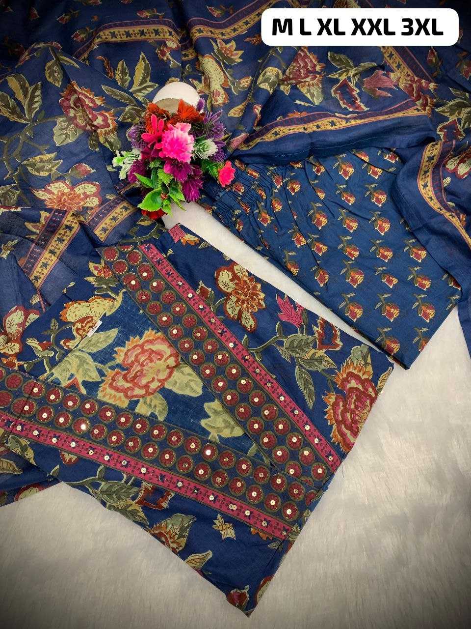 Ynf Cotton KESH613 125 Kurti Plus Size Collections Wholesale Printed Kurtis Anarkali Kurtis Kurti Bottom With Dupatta Manufacturer