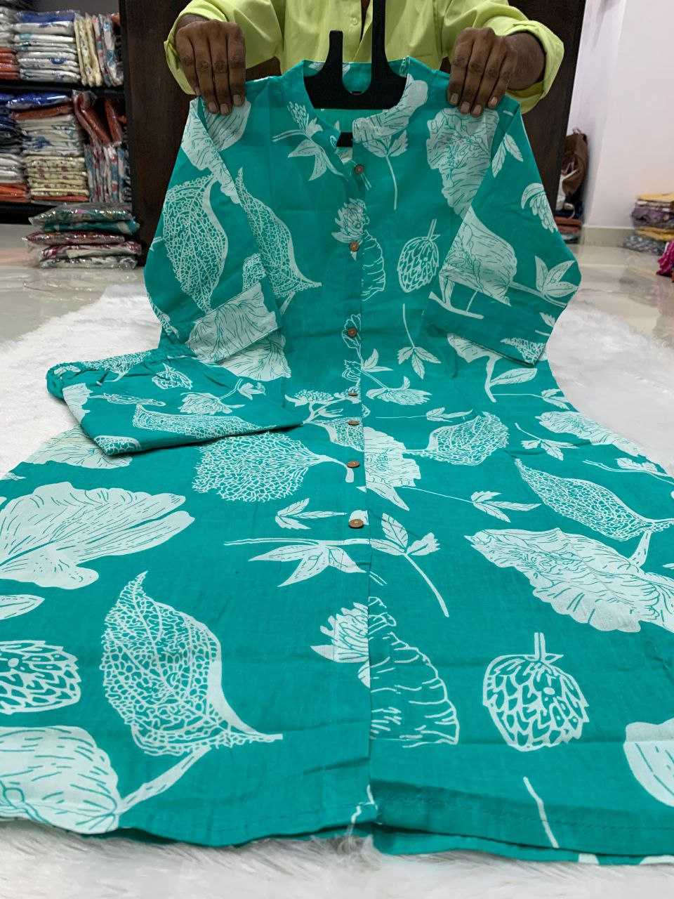Ynf Cotton KESH613 191 Kurti Festive Collections Wholesale Printed Kurtis Cotton Kurtis Kurtis With Bottom Manufacturer