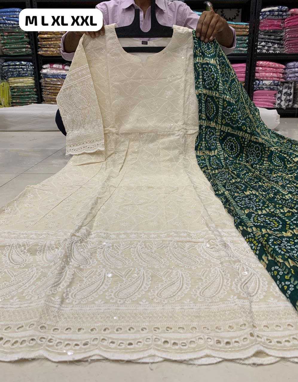 Ynf Cotton KESH613 194 Gowns Festive Collections Wholesale Anarkali Gown Gown With Dupatta Simple Gowns Manufacturer