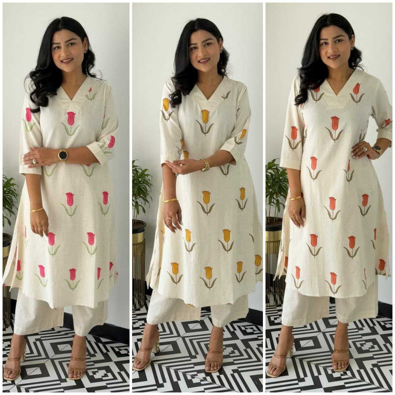 Ynf Cotton KESH613 201 Kurti Western Wears Festive Collections Wholesale Co-ord Set Printed Kurtis Kurtis With Bottom Manufacturer