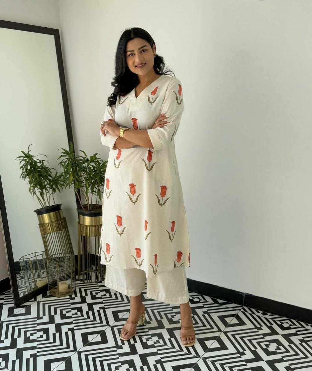 Ynf Cotton KESH613 201 Kurti Western Wears Festive Collections Wholesale Co-ord Set Printed Kurtis Kurtis With Bottom Manufacturer