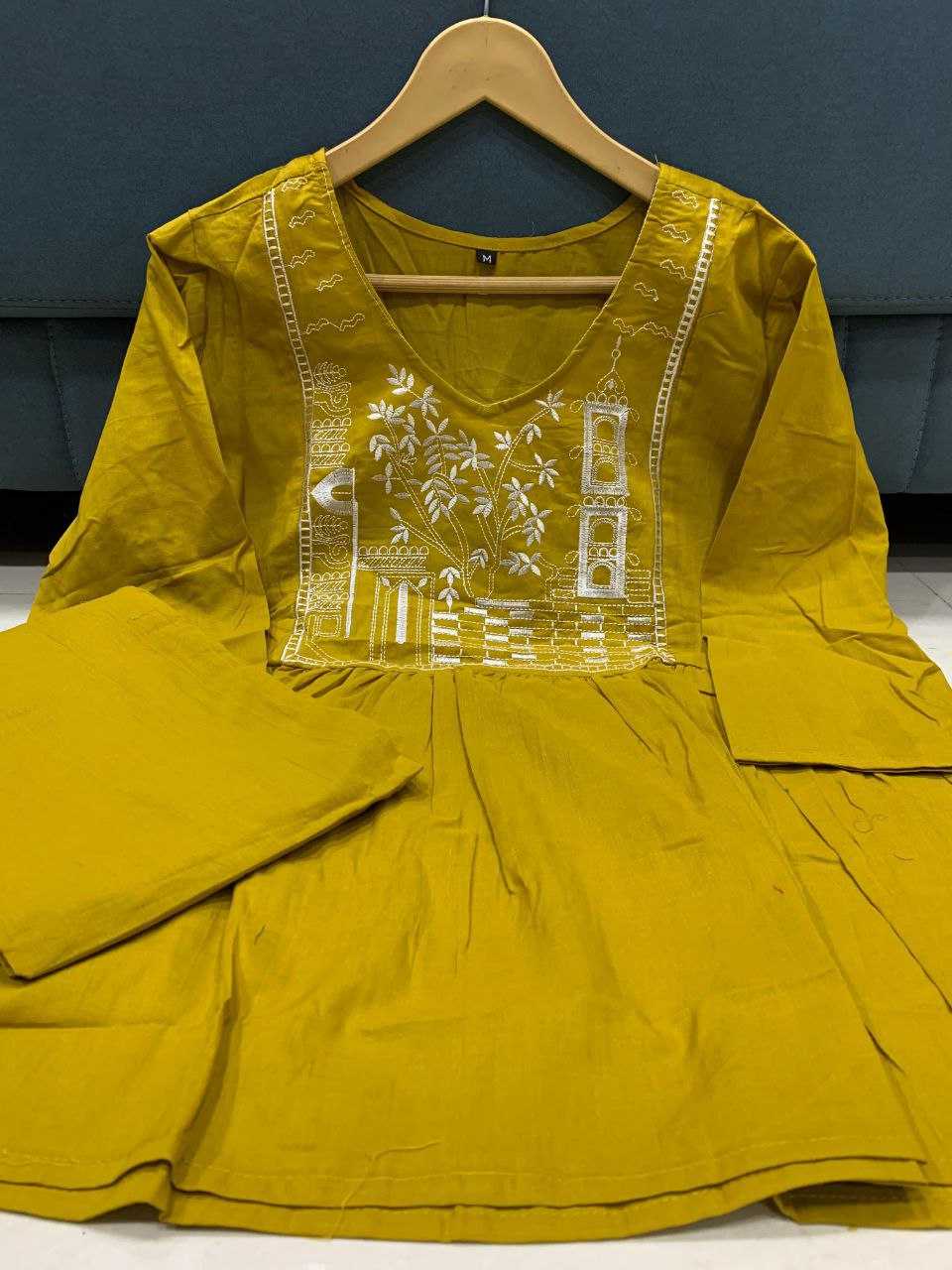 Ynf Cotton KESH613 206 Suits & Dresses Western Wears Festive Collections Wholesale Co-ord Set Embroidered Dresses Cotton Dresses Manufacturer