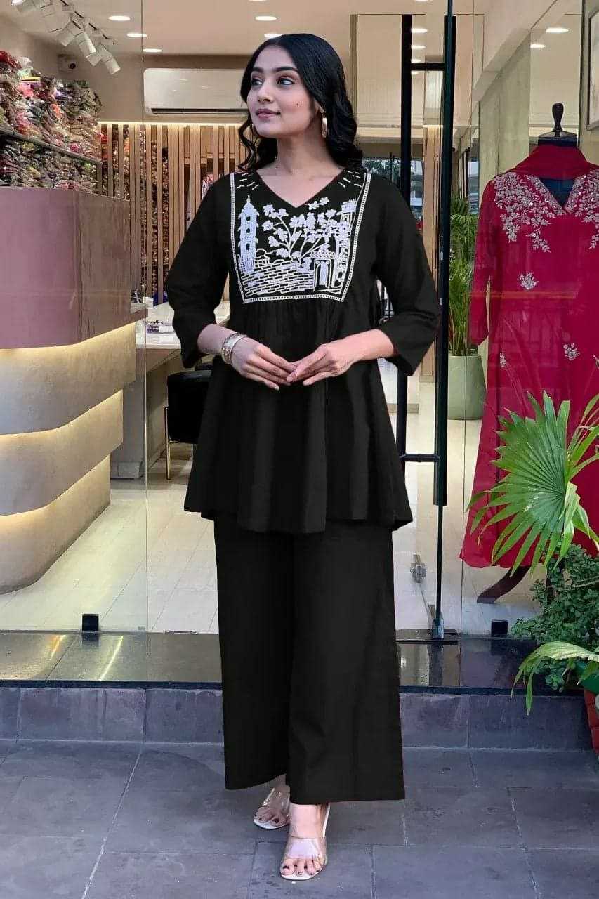 Ynf Cotton KESH613 206 Suits & Dresses Western Wears Festive Collections Wholesale Co-ord Set Embroidered Dresses Cotton Dresses Manufacturer