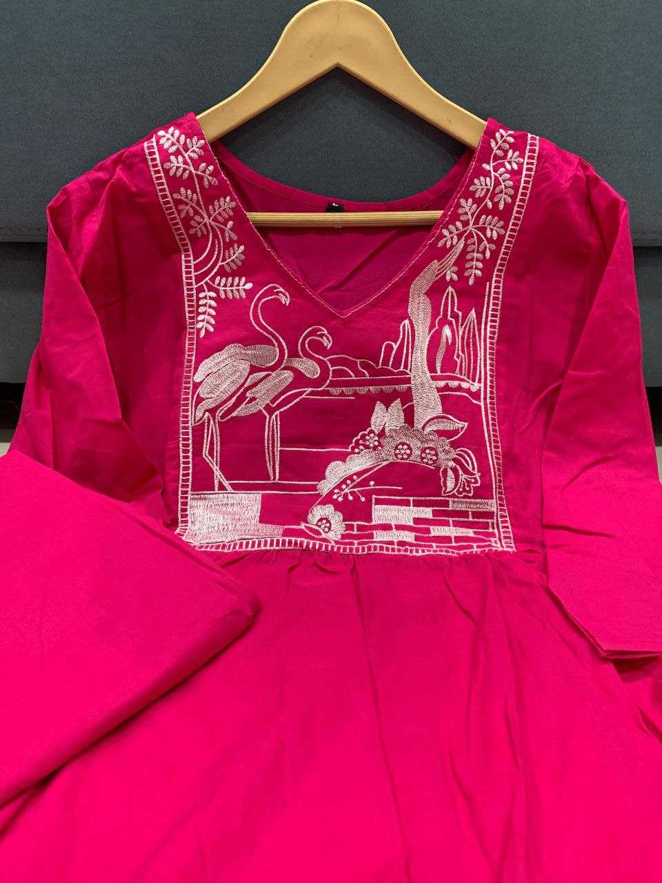 Ynf Cotton KESH613 209 Suits & Dresses Western Wears Festive Collections Wholesale Co-ord Set Embroidered Dresses Cotton Dresses Manufacturer