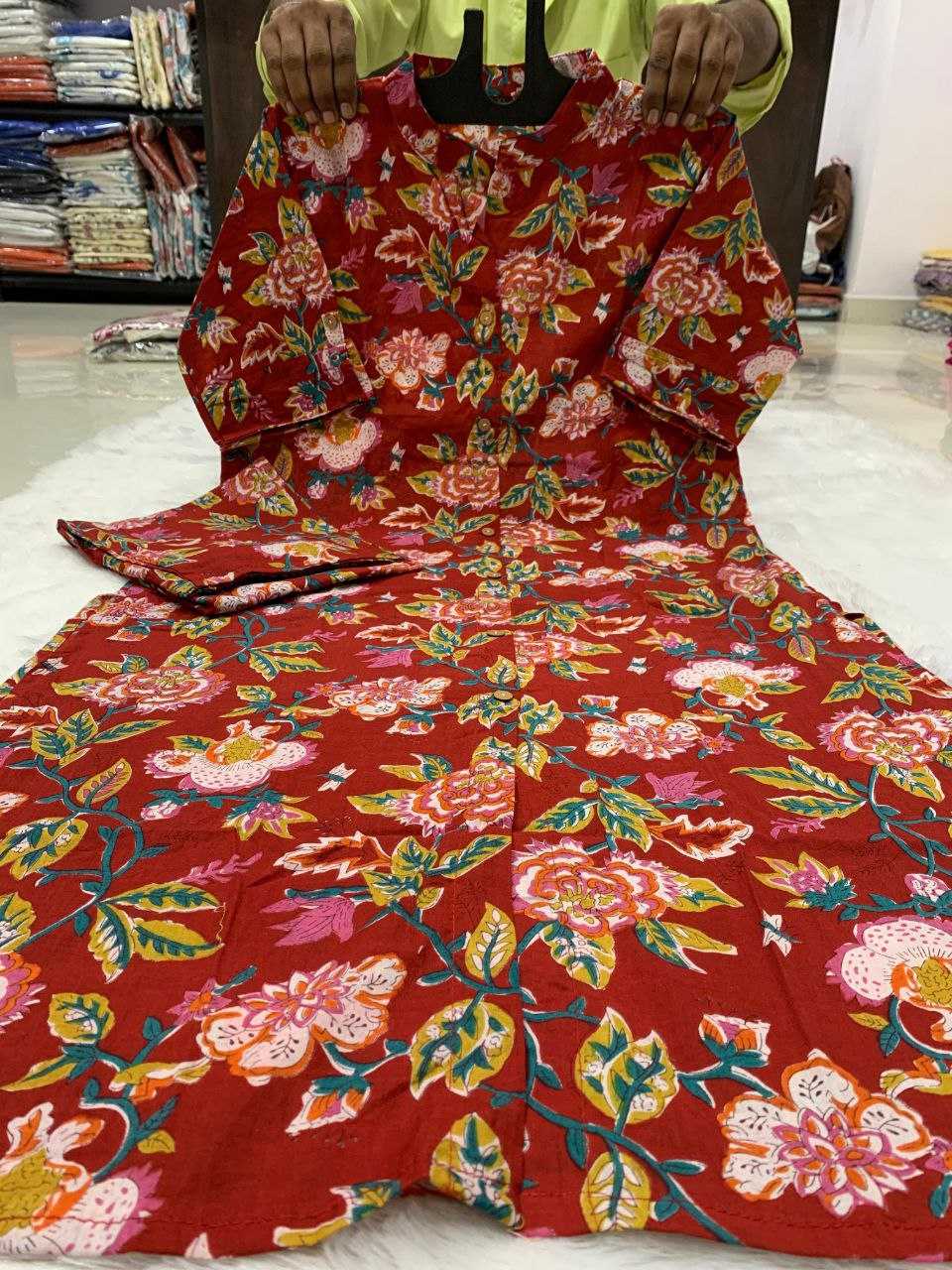 Ynf Cotton KESH613 210 Kurti Festive Collections Wholesale Printed Kurtis Cotton Kurtis Kurtis With Bottom Manufacturer