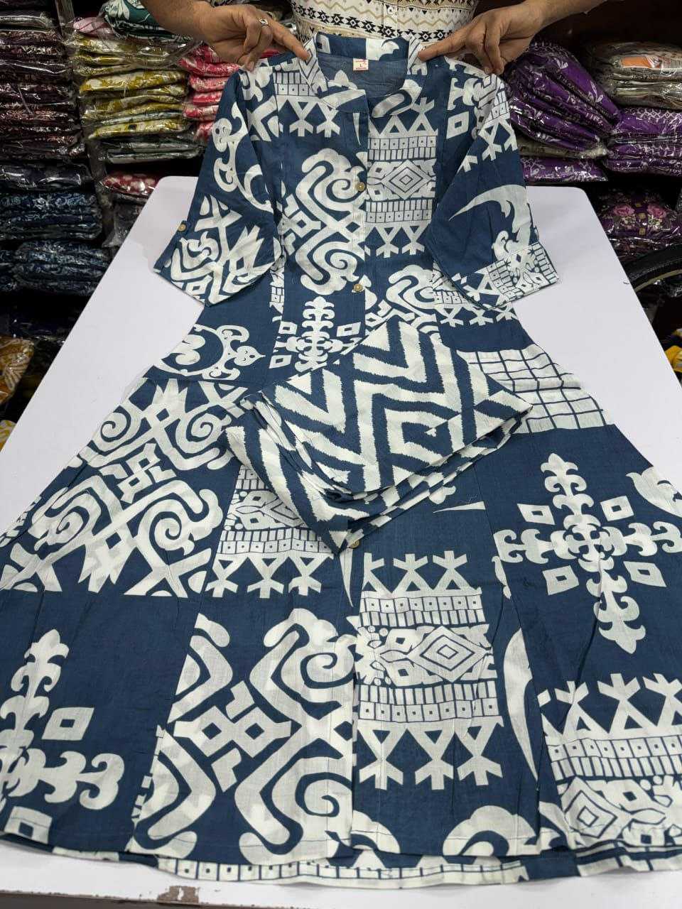Ynf Cotton KESH613 214 Suits & Dresses Western Wears Festive Collections Wholesale Co-ord Set Printed Dresses Cotton Dresses Manufacturer