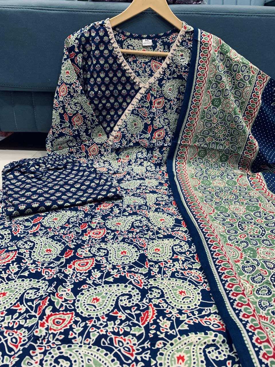 Ynf Cotton KESH613 215 Suits & Dresses Festive Collections Wholesale Printed Suits Cotton Suits Anarkali Suits Manufacturer
