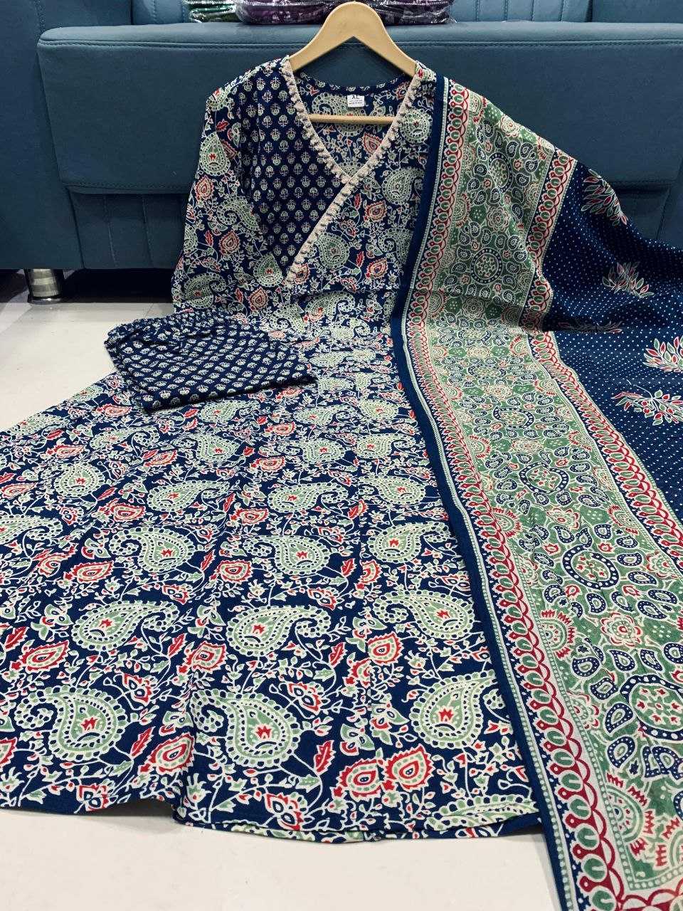 Ynf Cotton KESH613 215 Suits & Dresses Festive Collections Wholesale Printed Suits Cotton Suits Anarkali Suits Manufacturer