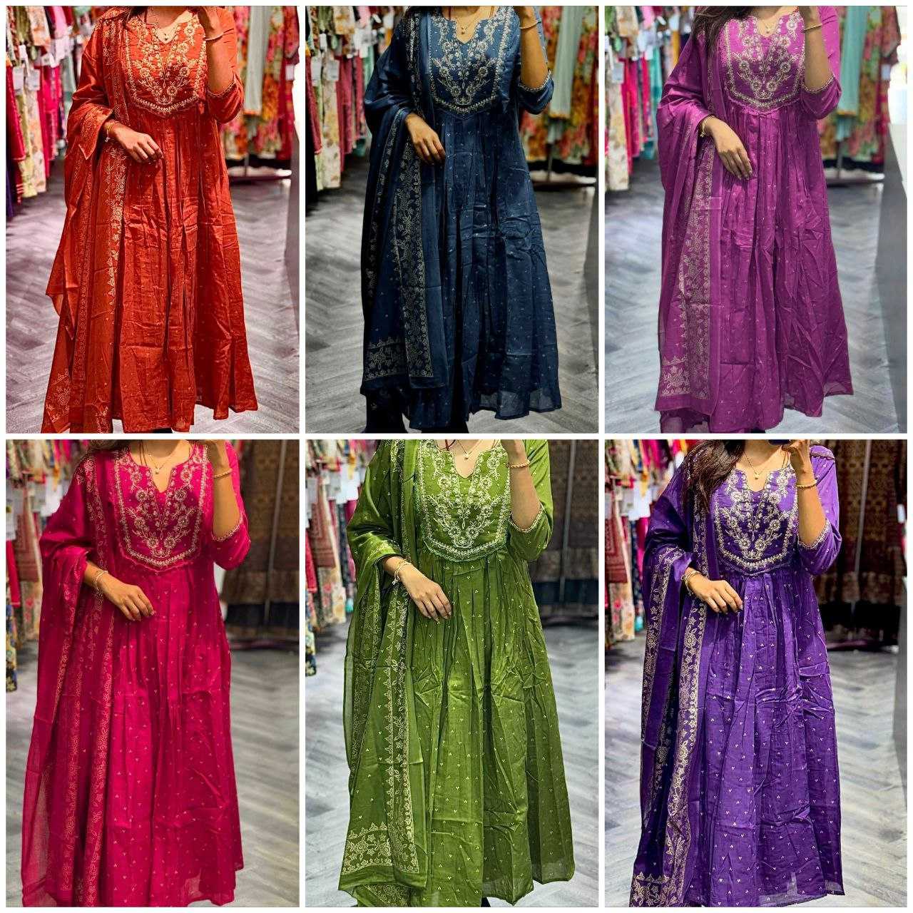 Ynf Cotton KESH613 216 Suits & Dresses Festive Collections Wholesale Cotton Suits Embroidered Suits Printed Dresses Manufacturer