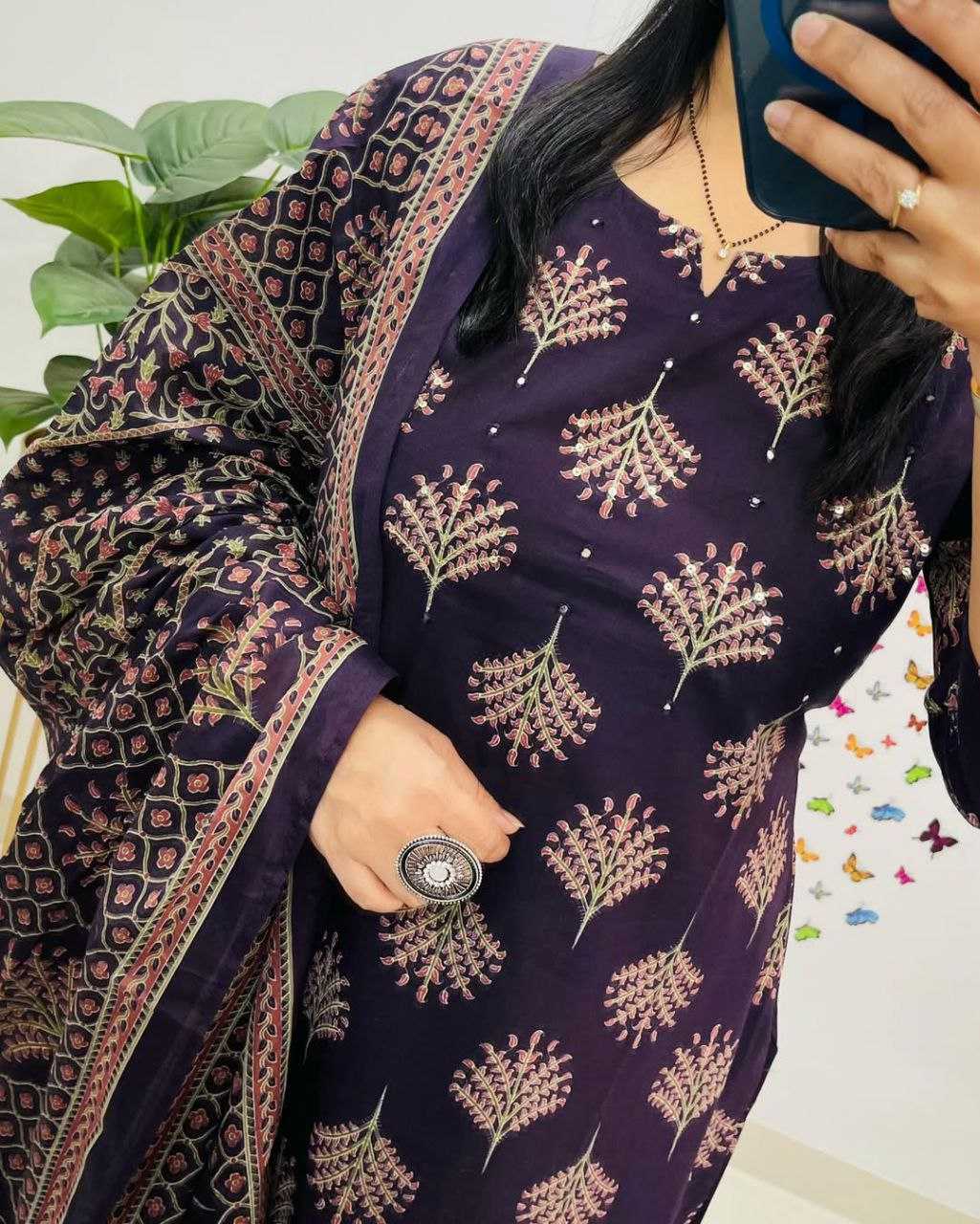 Ynf Cotton KESH613 217 Suits & Dresses Festive Collections Wholesale Printed Suits Cotton Suits Handwork Suits Manufacturer