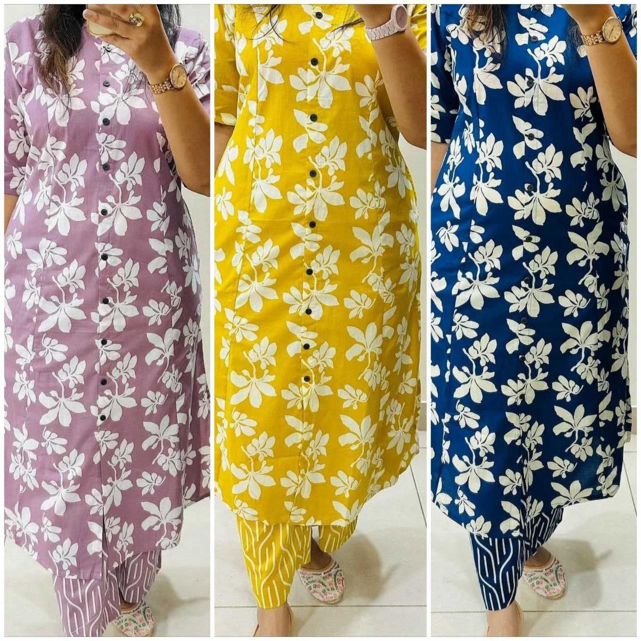Ynf Cotton KESH613 218 Suits & Dresses Western Wears Festive Collections Wholesale Co-ord Set Printed Dresses Cotton Dresses Manufacturer