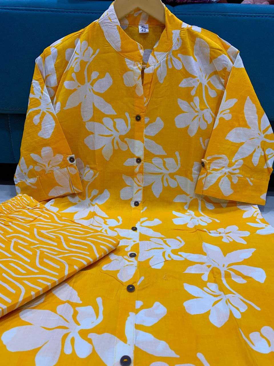 Ynf Cotton KESH613 218 Suits & Dresses Western Wears Festive Collections Wholesale Co-ord Set Printed Dresses Cotton Dresses Manufacturer