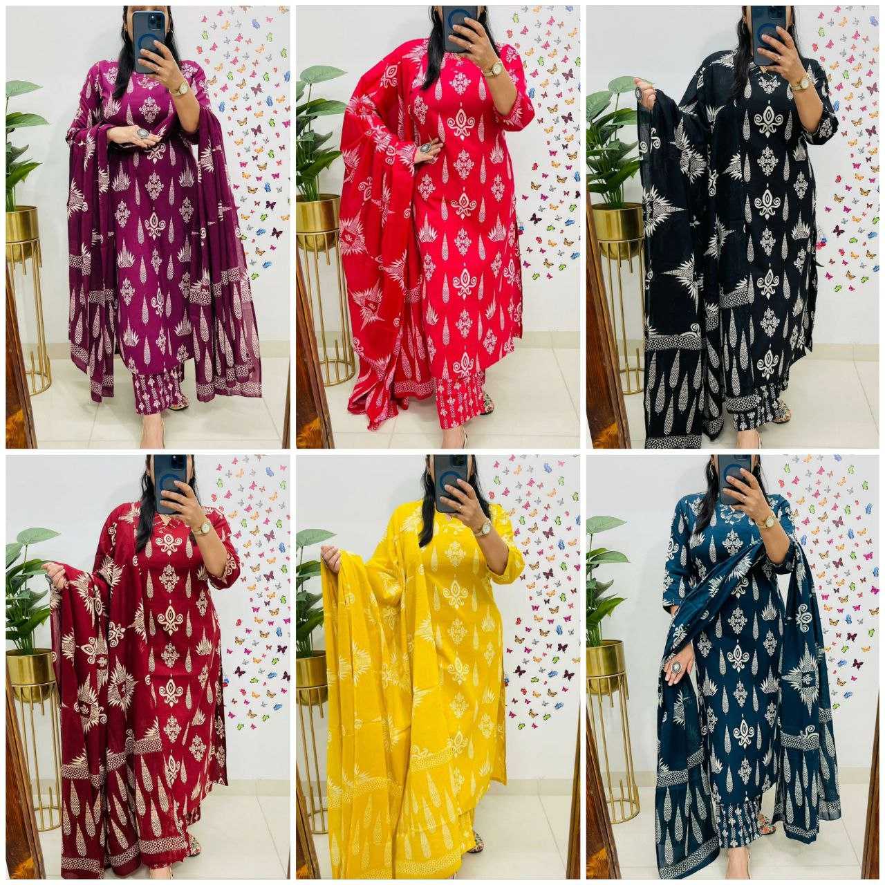 Ynf Cotton KESH613 220 Suits & Dresses Festive Collections Wholesale Printed Suits Cotton Suits Handwork Suits Manufacturer
