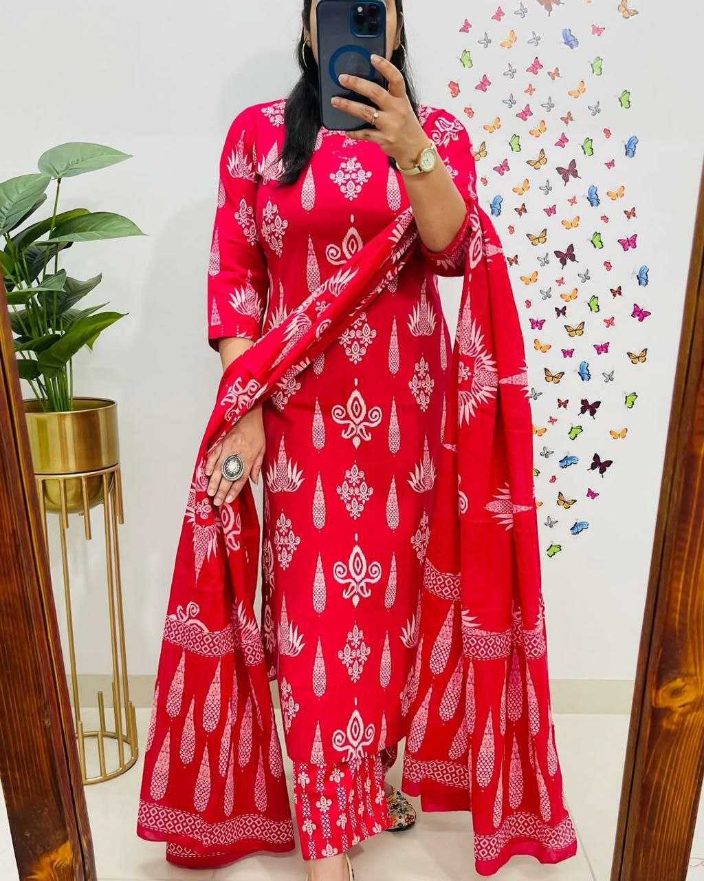 Ynf Cotton KESH613 220 Suits & Dresses Festive Collections Wholesale Printed Suits Cotton Suits Handwork Suits Manufacturer