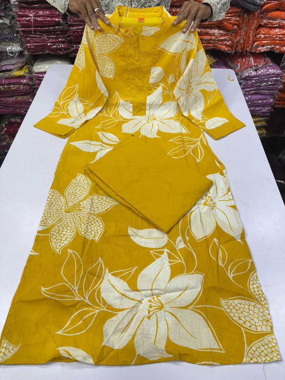 Ynf Cotton KESH613 233 Suits & Dresses Western Wears Festive Collections Wholesale Co-ord Set Printed Dresses Cotton Dresses Manufacturer
