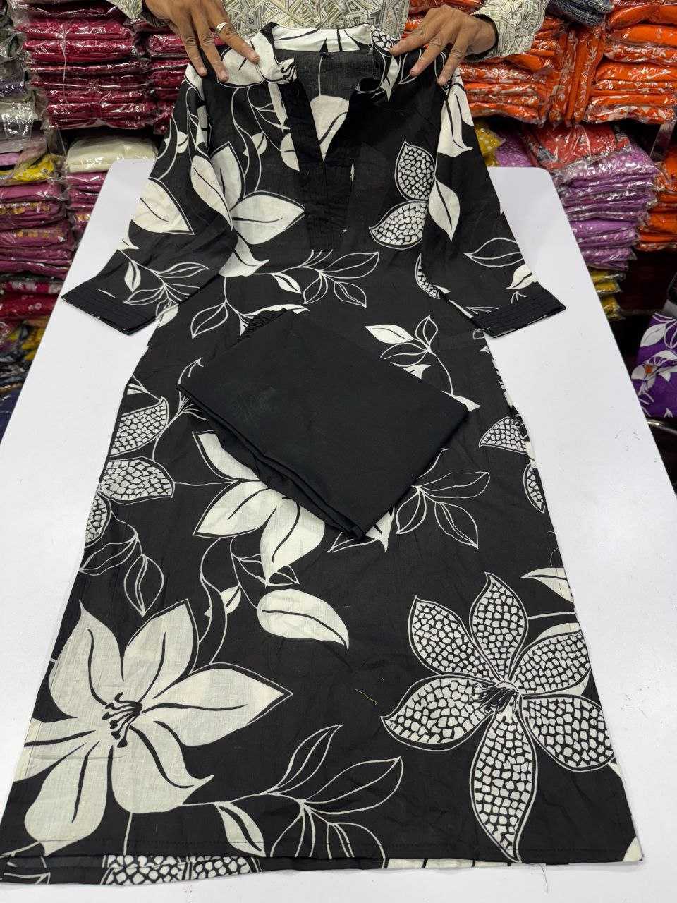 Ynf Cotton KESH613 233 Suits & Dresses Western Wears Festive Collections Wholesale Co-ord Set Printed Dresses Cotton Dresses Manufacturer