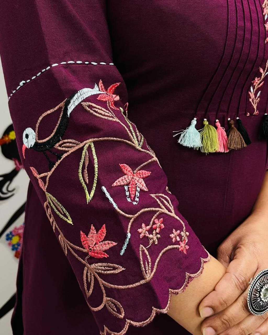 Ynf Cotton KESH613 234 Suits & Dresses Western Wears Festive Collections Wholesale Co-ord Set Embroidered Dresses Cotton Dresses Manufacturer