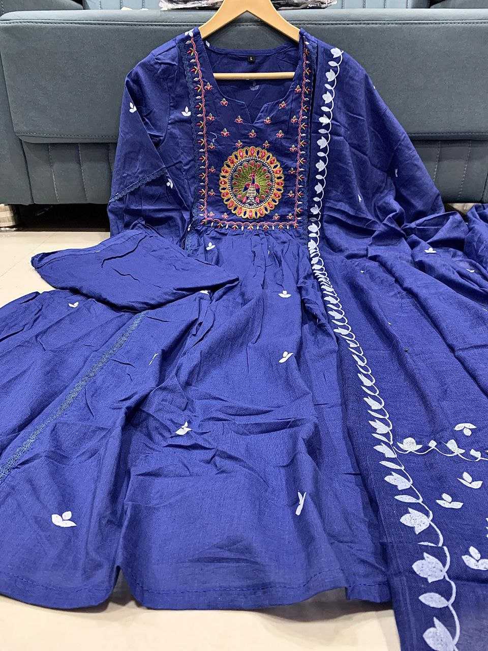 Ynf Cotton KESH613 239 Suits & Dresses Festive Collections Wholesale Printed Suits Embroidery Suits Anarkali Suits Manufacturer