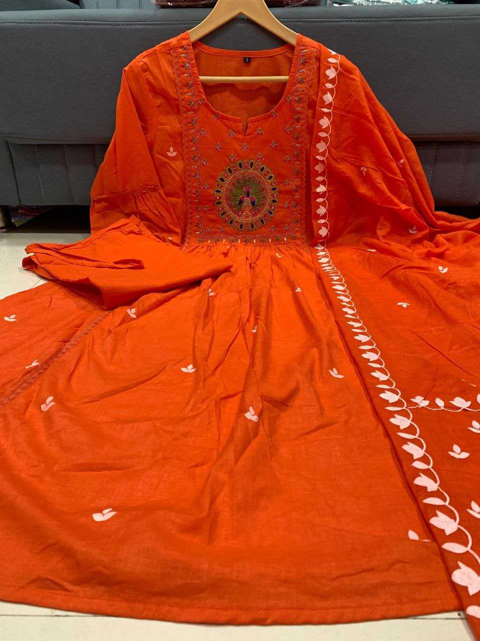 Ynf Cotton KESH613 239 Suits & Dresses Festive Collections Wholesale Printed Suits Embroidery Suits Anarkali Suits Manufacturer