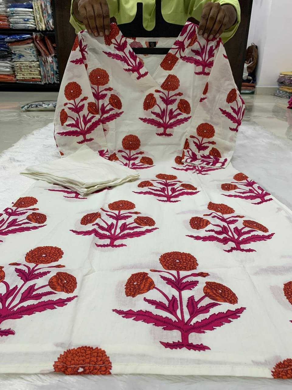 Ynf Cotton KESH613 243 Suits & Dresses Western Wears Festive Collections Wholesale Co-ord Set A-Line Suits Printed Dresses Manufacturer