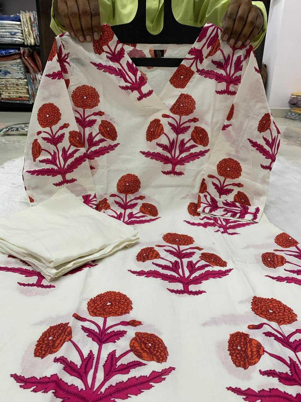 Ynf Cotton KESH613 243 Suits & Dresses Western Wears Festive Collections Wholesale Co-ord Set A-Line Suits Printed Dresses Manufacturer