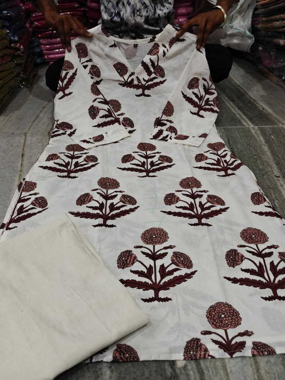 Ynf Cotton KESH613 243 Suits & Dresses Western Wears Festive Collections Wholesale Co-ord Set A-Line Suits Printed Dresses Manufacturer