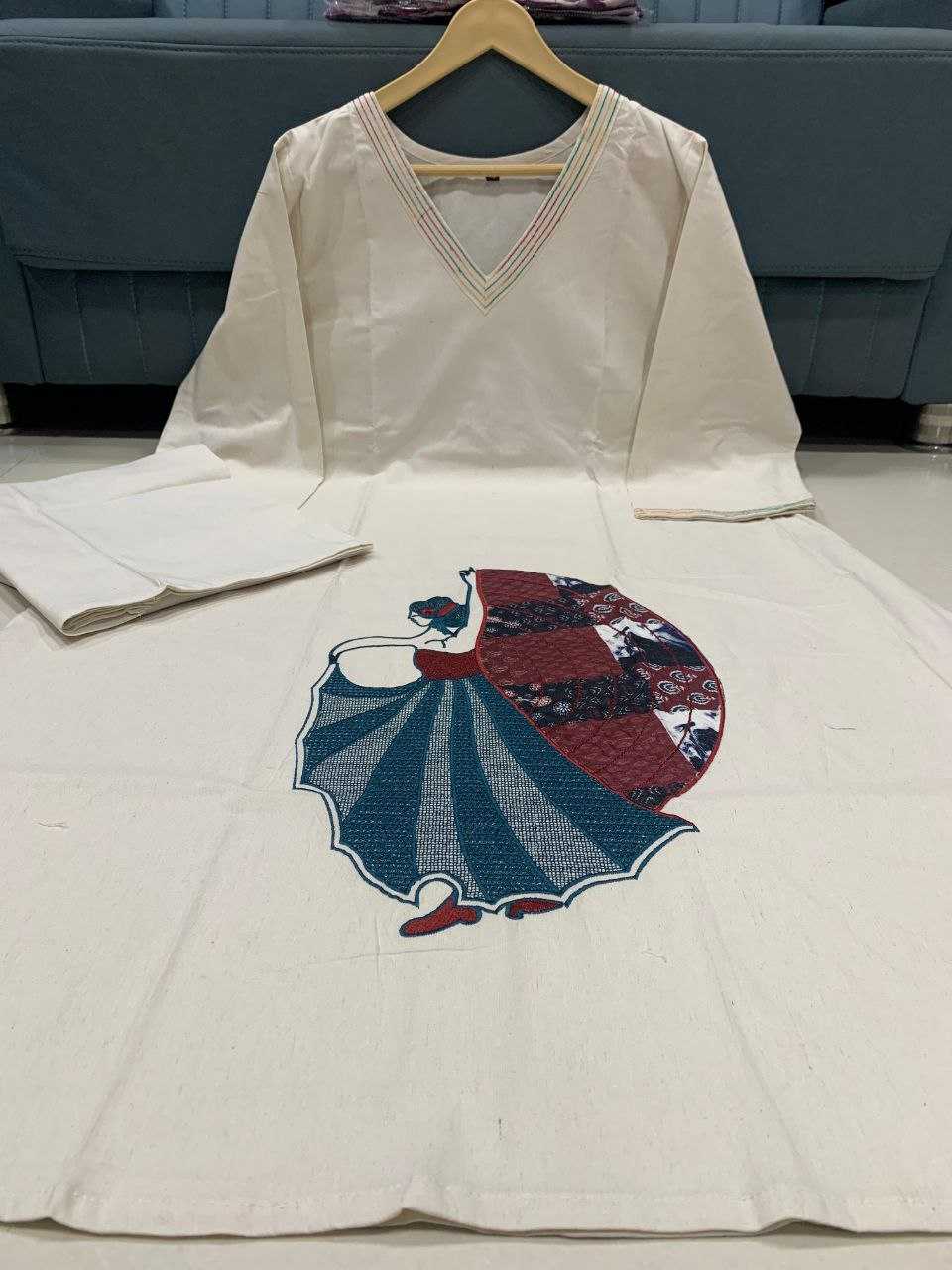 Ynf Cotton KESH613 252 Suits & Dresses Festive Collections Wholesale Embroidery Suits Cotton Suits Palazzo Suit Manufacturer